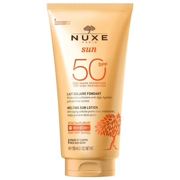 Nuxe Sun lait fondant haute protection visage corps SPF50 150ml