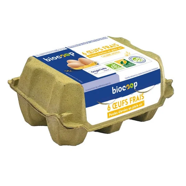 Oeufs (6) calibre 53/63 moyen