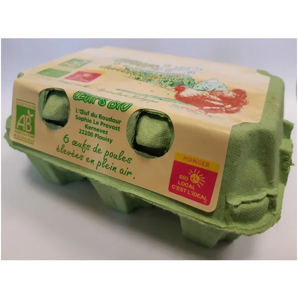 Oeufs Boîte de 6 - calibre 63/73.