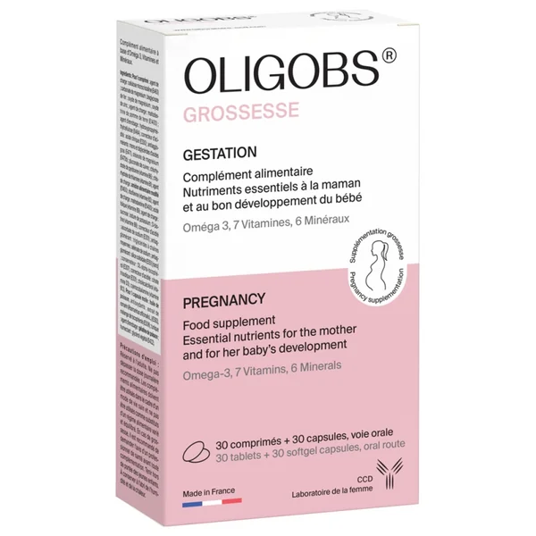 Oligobs Grossesse 30 Comprimés + 30 Capsules