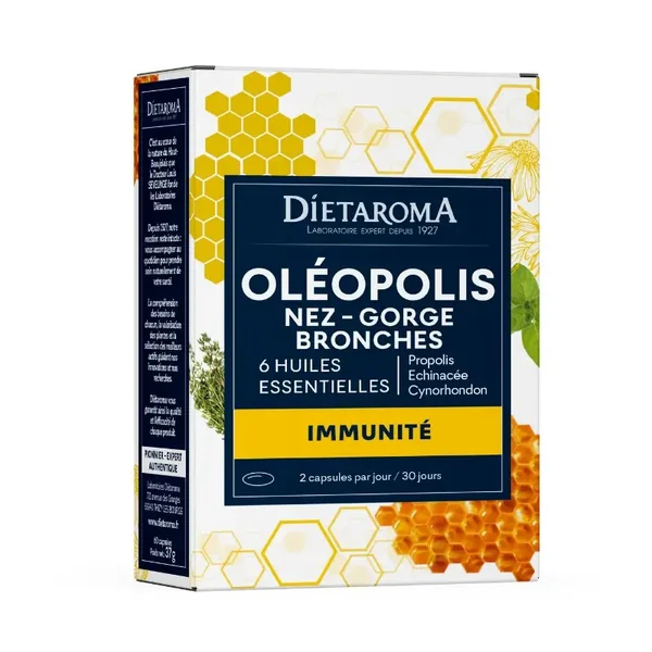 Oléopolis Ravintsara Dietaroma 60 capsules