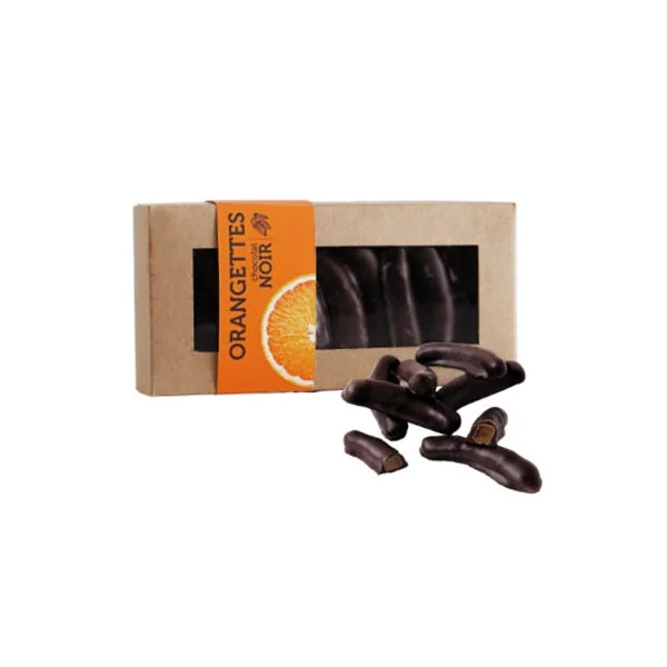 Orangettes chocolat noir 175g