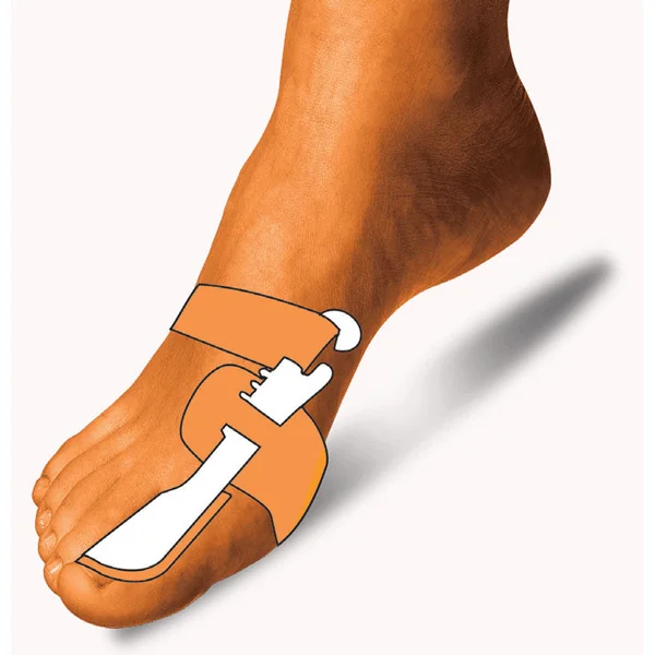 Orthèse de correction d'hallux-valgus couverture intérieure en gel Valgugel