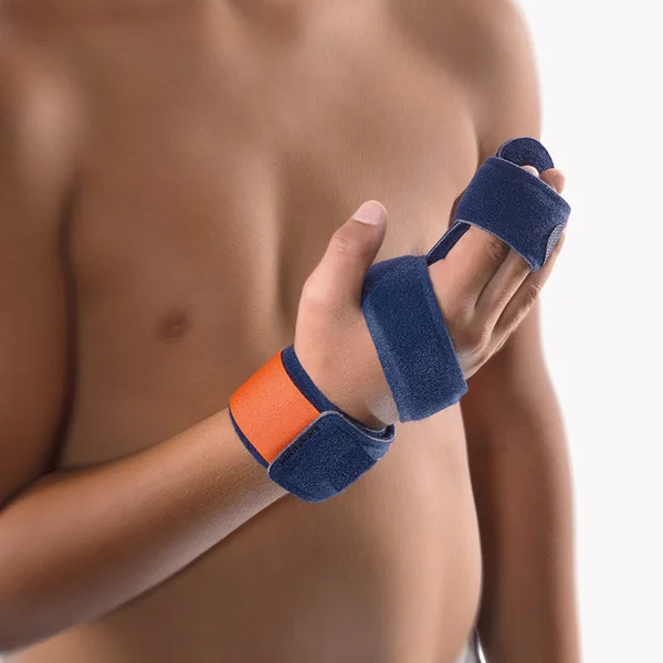Orthèse de repos poignet main doigt sans pouce Manu-palm II adulte