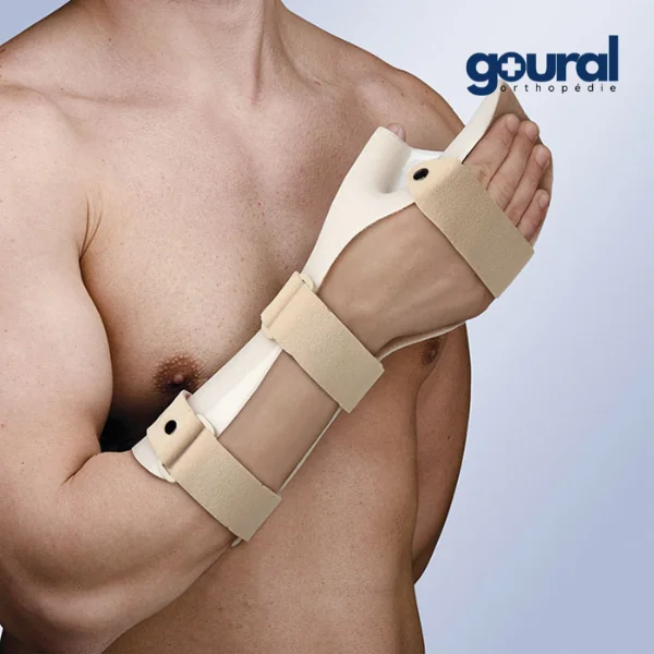 Orthèse de repos poignet-main-doigts-pouce Thermo-Cast 1