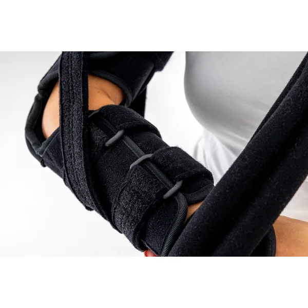 Orthèse d'immobilisation du coude et soutien de la main amovible ElbowHandSplint