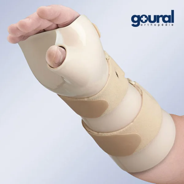 Orthèse d'immobilisation poignet-pouce thermoformée Thermo-Cast 3