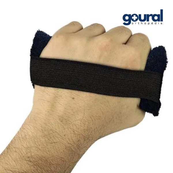 Orthèse-coussin de main-doigts spastique
