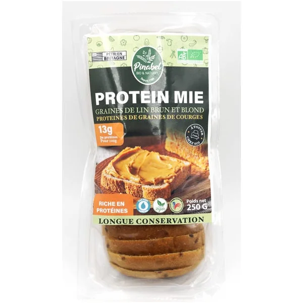 Pain de mie riche en protéines 250g
