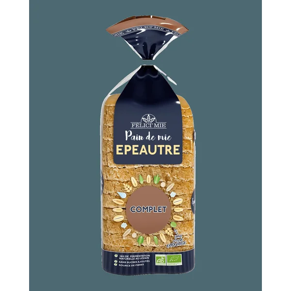 Pain de mie épeautre complet