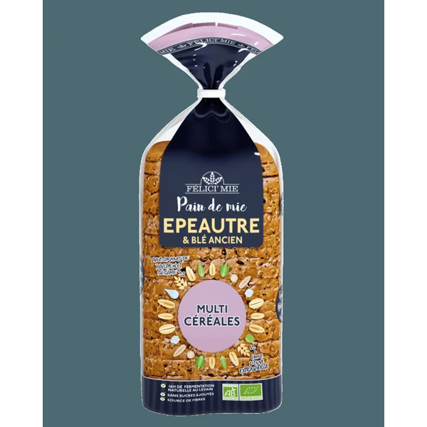 Pain de mie épeautre multi céréales