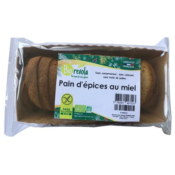 Pain d'épices au miel 200g