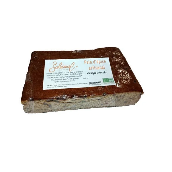 Pain d'épices orange chocolat