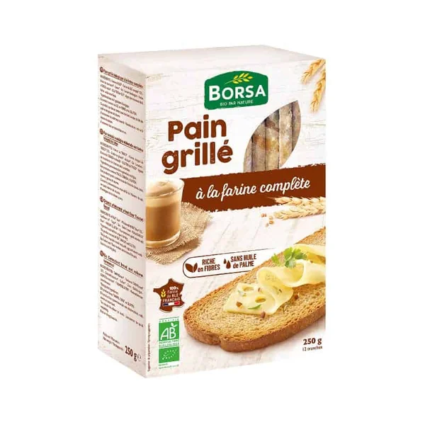 Pain Grillé Complet 250g Borsa