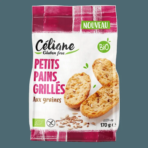 Pains Grillés aux Graines Sans Gluten