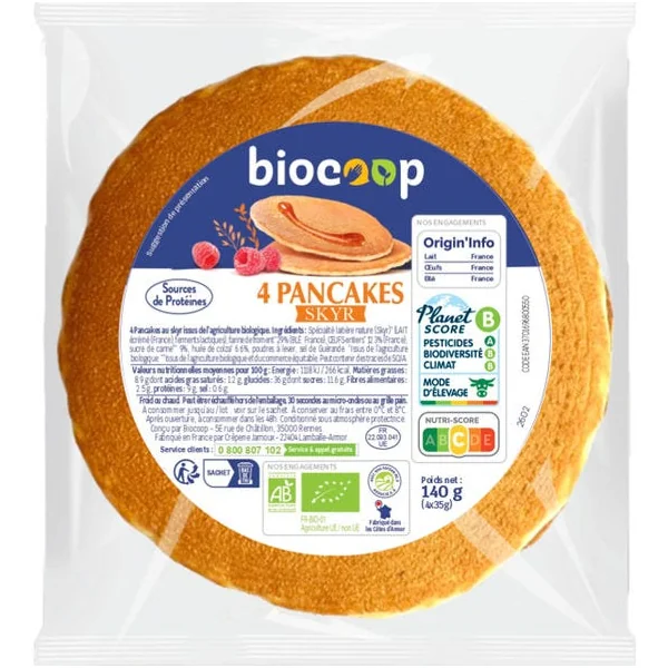Pancakes au skyr (4) 140g