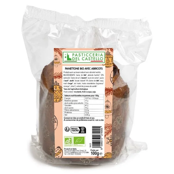 Panettone abricot 100g