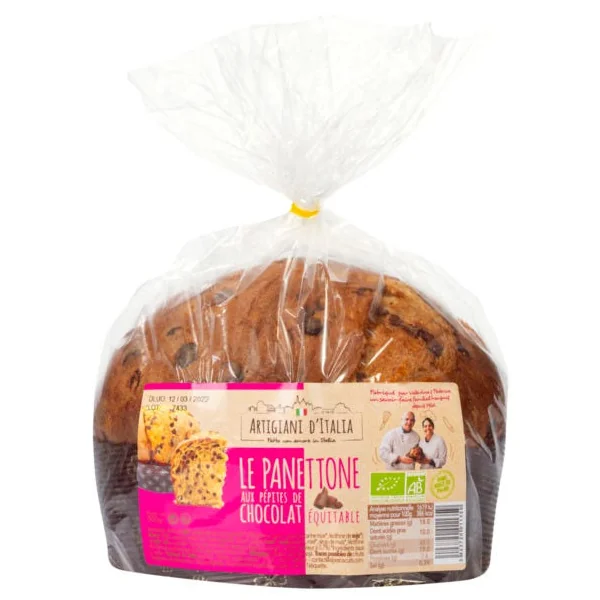 Panettone pépites chocolat 500g