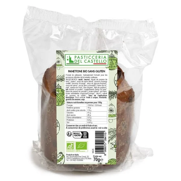 Panettone sans gluten 70g