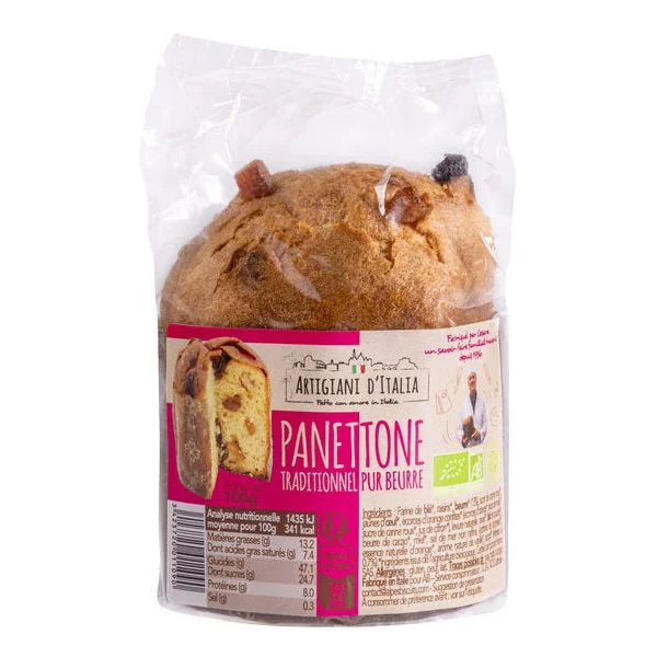 Panettone traditionnel pur beurre 100g