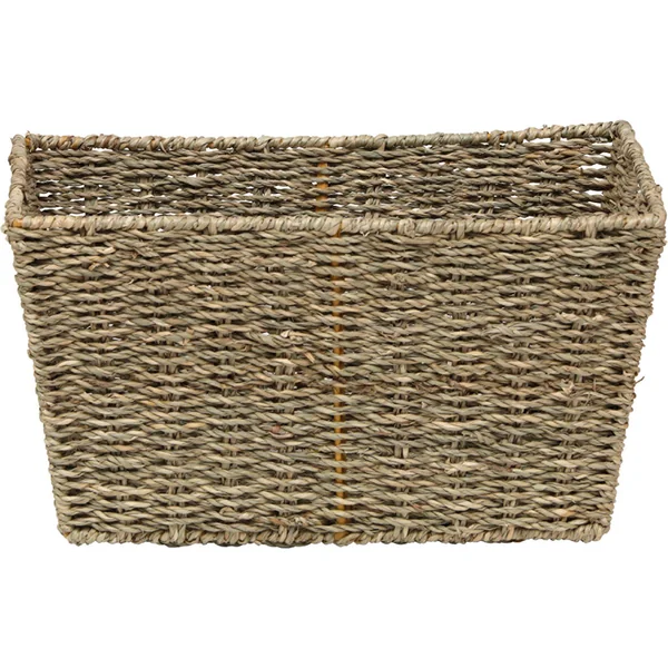 Panière évasée avec poignées naturel 32x17x23cm