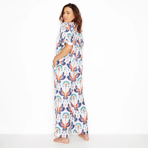 PANTALON 7/8 MULTICO BLANC