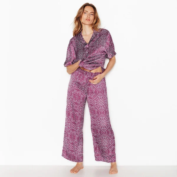 PANTALON 7/8 MULTICO ROSE