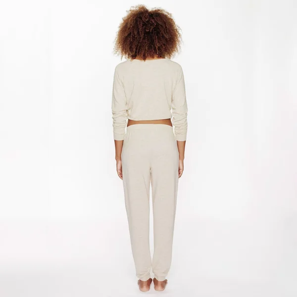 PANTALON DE PYJAMA BEIGE