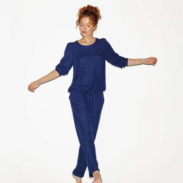 PANTALON DE PYJAMA BLEU