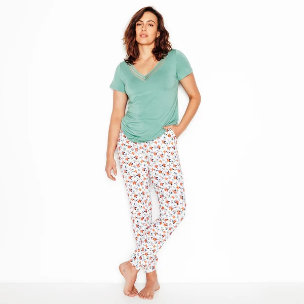 Pantalon de pyjama MULTICO BLANC