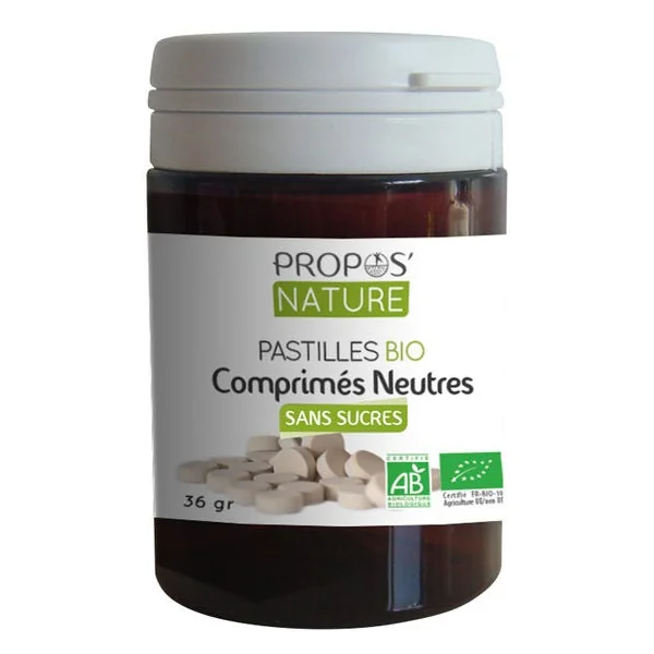 Pastille neutre sans sucre (60) 35g