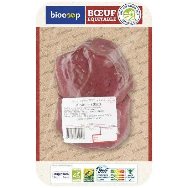 Pavé de boeuf***(2) env. 280g