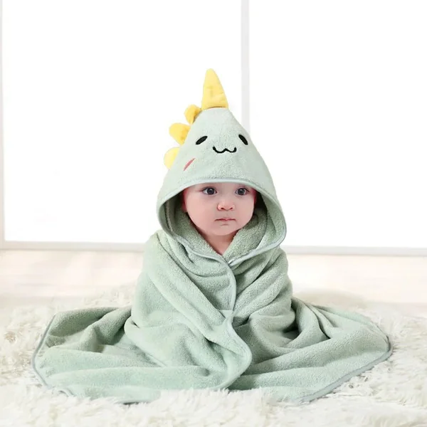 Peignoir pour bébé | Mimo™ dinosaure vert