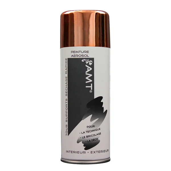 Peinture aérosol chromée bronze 330ml