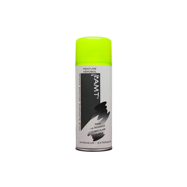 Peinture aérosol jaune fluo 300ml