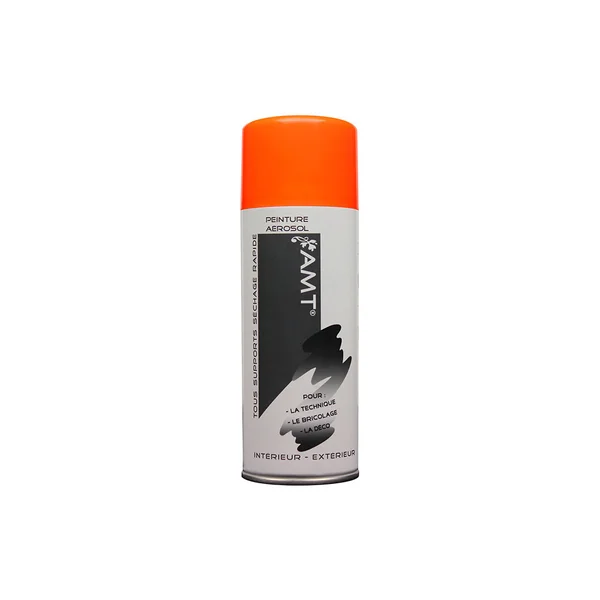 Peinture aérosol orange fluo 300ml