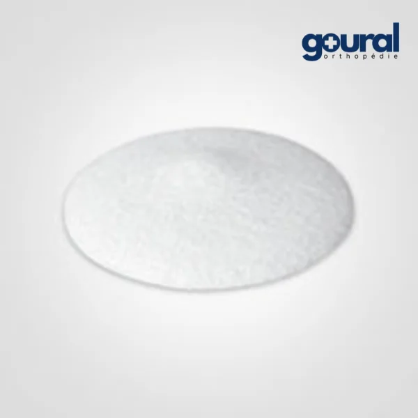 Pelote abdominale concave pour hernie ombilicale