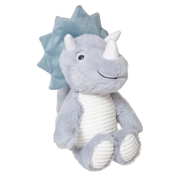 Peluche dino gris clair 20x30x18cm