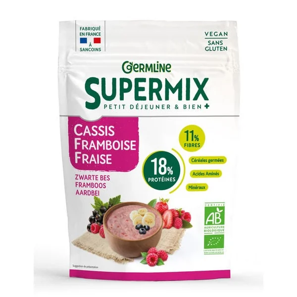 Petit déj inst cassis framboise fraise 350g