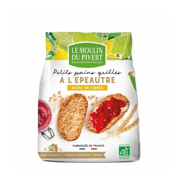Petits pains grillés épeautre 225g Pivert