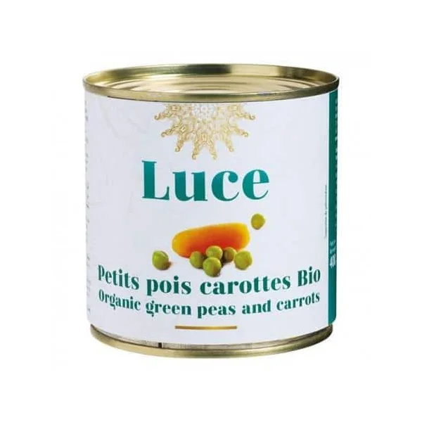 Petits pois carottes 400g