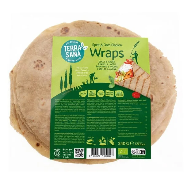 Piadina wrap épeautre avoine (6) 240g