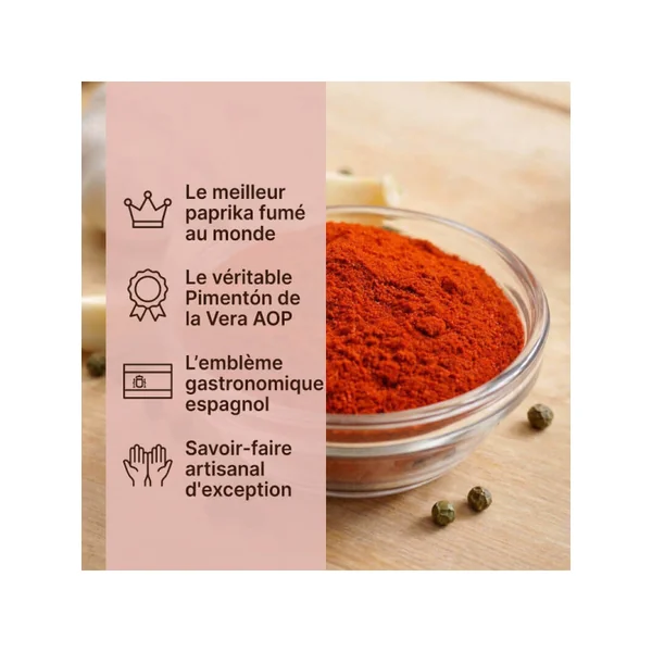Pimentón de la Vera (paprika fumé)