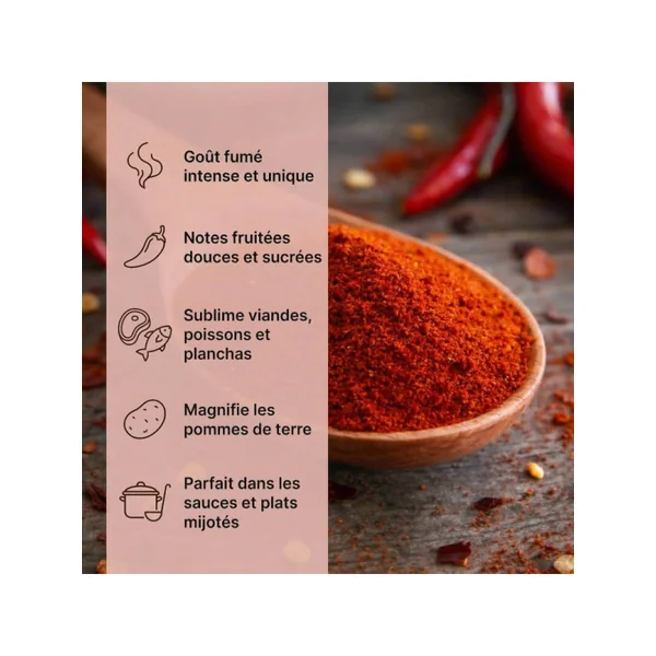 Pimentón de la Vera (paprika fumé)