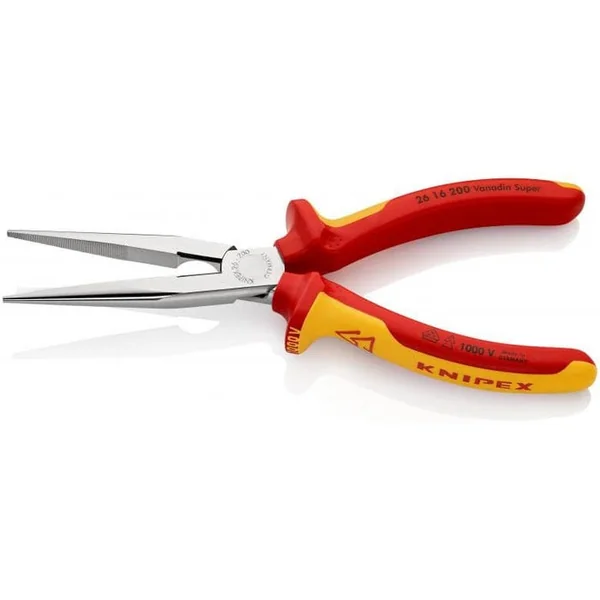 Pince demi-ronde avec tranchant 200 mm KNIPEX