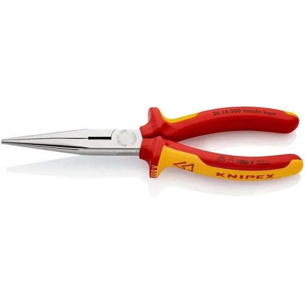 Pince demi-ronde avec tranchant 200 mm KNIPEX