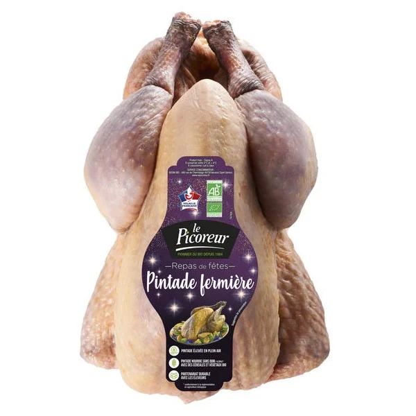 Pintade fermière PAC env. 1,4kg
