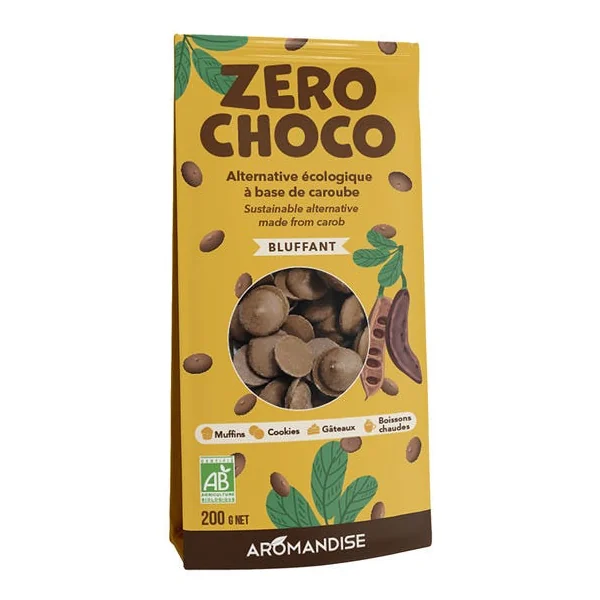 Pistoles végétales à base de caroube Zerochoco 200g