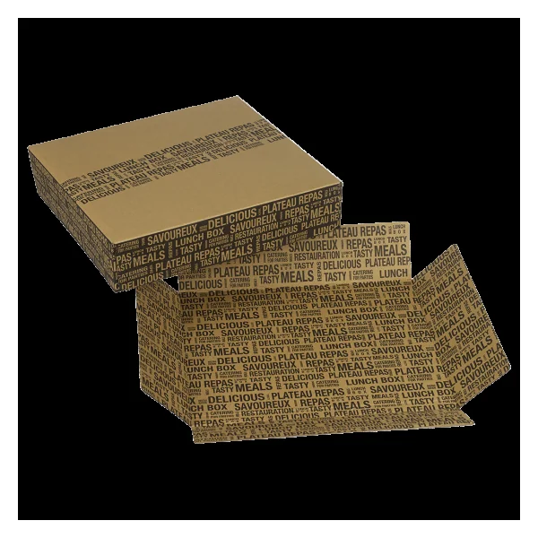 Plateau repas biodégradable city