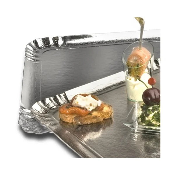 PLATEAU TRAITEUR ARGENT 19x28cm